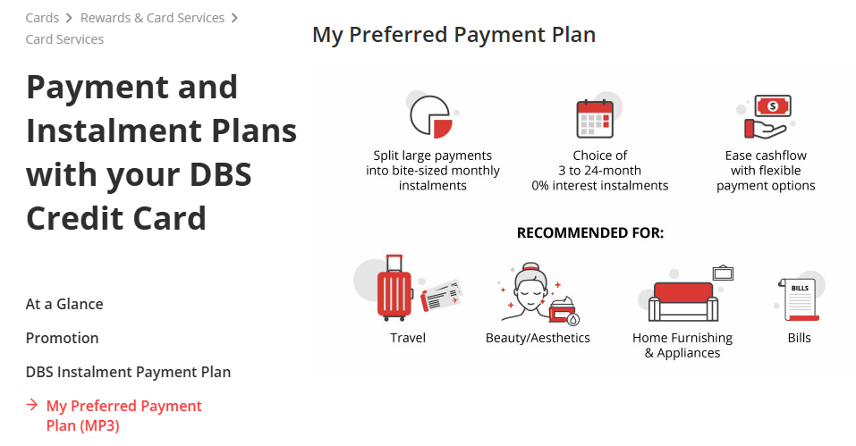 DBS My Preferred Payment Plan