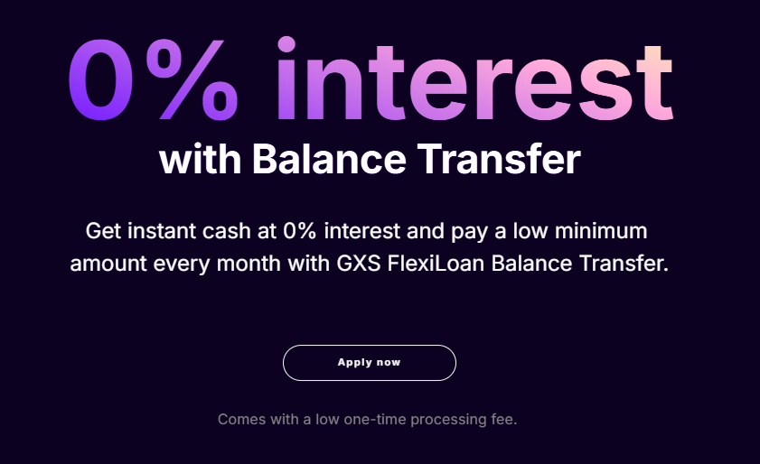 GXS Balance Transfer