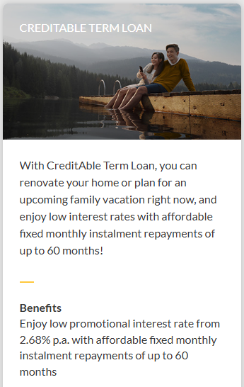 Maybank creditable term loan